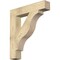 Ekena Millwork Funston Block Rough Sawn Bracket, Douglas Fir, 6"W x 34"D x 38"H BKT06X34X38FST05RDF - alternate 1